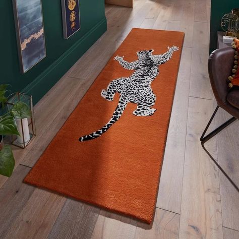 Runner Rug Uk, Leopard Rug, Artisan Rugs, Interior Rugs, Rug For Living Room, Runner Rugs, Wool Runner Rug, Wool Runners, Green Area Rugs