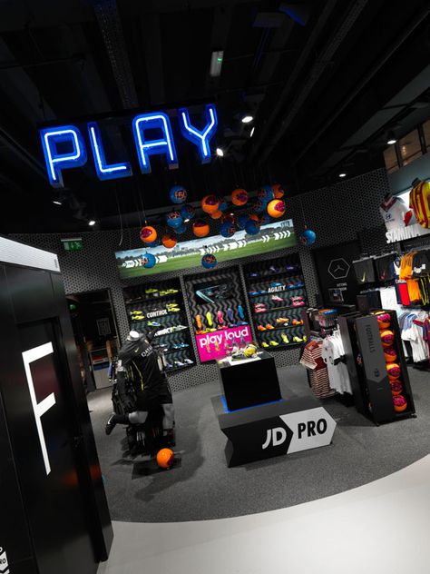 Jd pro Fashion Shop Design, Product Display Design, Vr Arcade, Party Garage, Merch Booth, Arcade Bar, Game Arena, Game House, Venue Design