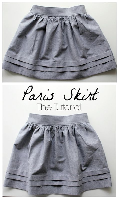 DIY Fabric Paris Skirt Free Sewing Pattern | Fabric Art DIY Paris Skirt, Diy Skirts, Toddler Skirt, Skirt Sewing, Skirt Tutorial, Trendy Sewing, Costura Diy, Sewing Tutorials Free, Beginner Sewing Projects Easy