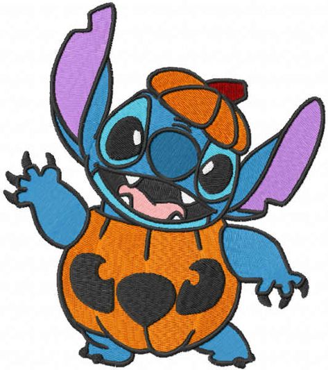 from Lilo and Stitch collection. Adorable decoration for jacket. Any formats available for instant download.  #hatter #Halloween #pumpkin #Stitch #mask #embroiderydesign Halloween Things To Draw, Cute Halloween Drawings, Halloween Stitch, Halloween Canvas Art, Stitch Coloring Pages, Pumpkin Drawing, Lilo And Stitch Drawings, Stitch Collection, Stitch Drawing