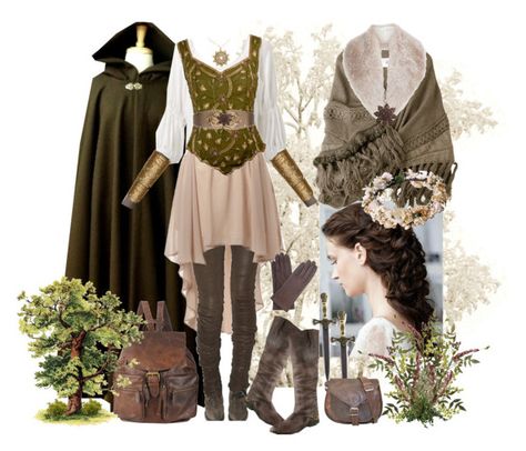 "Medieval Traveler" by lulux3hdl ❤ liked on Polyvore featuring Marchesa, Lipsy, Coast, Haider Ackermann, Rosemunde, Gypsy, AFTERSHOCK, Roberto Cavalli, Golden Goose and Whetstone Cutlery Medieval Traveler, Gaun Abad Pertengahan, Warrior Outfit, Outfits And Accessories, Fest Outfits, Fandom Fashion, Fandom Outfits, Medieval Clothing, Medieval Dress