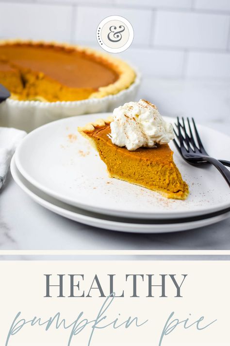 This healthy pumpkin pie recipe recipe uses real pumpkin puree and is sweetened with honey. It makes a delicious easy pumpkin dessert with fewer calories, more nutrients, and no refined sweeteners. Swap the processed ingredients for healthy versions when making your favorite holiday treats. This healthy pumpkin pie is naturally sweetened, and contains ingredients that are good for you! Naturally Sweetened Pumpkin Pie, The Best Pumpkin Pie Recipe Modern Honey, Pumpkin Pie Made With Honey, Pumpkin Pie With Honey, Pumpkin Pie Healthy Recipe, Pumpkin Pie Recipe Healthy, Sweet Potato Pumpkin Pie, Healthy Thanksgiving Dessert Recipes, Organic Pumpkin Pie Recipe