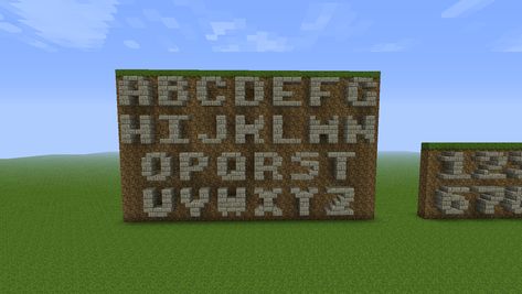 Letters Minecraft Banner Alphabet, Minecraft Banner Letters, Minecraft Letters, Pirate Minecraft, Block Craft 3d, Minecraft Font, Minecraft Id, Number Blocks, Construction Images