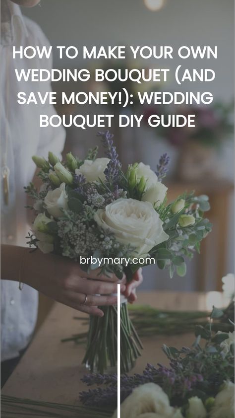 Are you wondering how to make your own wedding bouquet and DIY it? I've got you! Weddings are magical, but let’s be real, they can also get expensive, especially when it comes to flowers. But if you’re looking for a way to save some money without sacrificing beauty, a wedding bouquet DIy is a great option. Here's how to go about it. How To Make A Flower Bouquet For Wedding, Make Wedding Bouquet, Simple Elopement Bouquet, Diy Bridal Bouquet Real Flowers, Diy Cascading Bridal Bouquets, How To Make Bridal Bouquets Step By Step, How To Make Wedding Bouquets, How To Make A Wedding Bouquet, Wedding Bouquet Ribbon Wrap