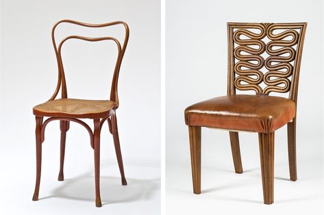 Loos and Hoffman chairs  | 1stdibs.com Hoffman Chair, Vienna Apartment, Vienna Secession, English Furniture, Single Chair, Geometric Lines, Take A Seat, Cabinet Makers, Shop Interior Design