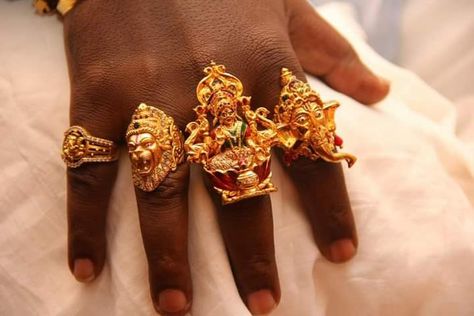 Narasimha Swamy Rings For Men, Hanuman Rings For Men Gold, Narasimha Swamy, Gold Pendants For Men, Cool Chest Tattoos, Gold Bangles For Women, Black Beads Mangalsutra Design, Silver Pooja Items, Gold Earrings Models