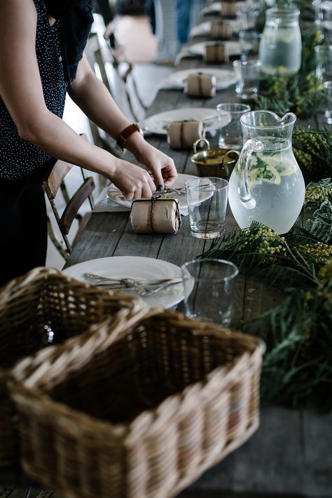 sydney, australia | slow living workshop at the glenmore house Coasters Photography, Kinfolk Dinner, Backyard Wedding Food, Beth Kirby, Outdoor Dinner Party, Table D Hote, Local Milk, Family Style Dinner, Outdoor Dinner