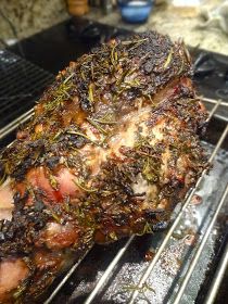 Scrumpdillyicious: Roast Leg of Lamb with Greek-Style Marinade Lamb Meals, Lamb Roast Recipe, Party Meals, Lamb Marinade, Cook Lamb, Roast Leg Of Lamb, Oven Bag, Lamb Leg Recipes, Roast Lamb Leg