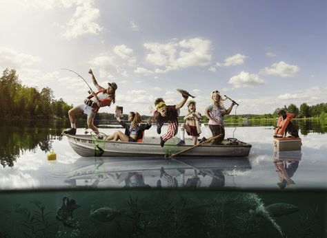 Iowa State Cyclone Basketball 2015-16 - Dan McClanahan on Fstoppers Fishing Photo Shoot, Fishing Family, Funny Family Photos, Ames Iowa, Lake Photoshoot, Family Portrait Poses, Family Images, Composition Photography, Group Pictures