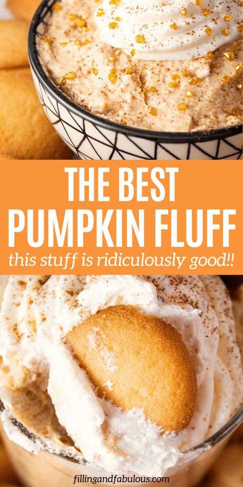 This Pumpkin Fluff is ridiculously good! It can be enjoyed as a standalone fall dessert or can be served as a dessert dip for holidays, parties, and just because. No matter how you serve it, you will love its sweet pumpkin cheesecake flavor! Pumpkin Cheesecake Fluff, Fluff Dip, Pumpkin Fluff Dip, Pumpkin Cheesecake Dip, Cheesecake Fluff, Pumpkin Fluff, Dessert Dip, Pumpkin Dip, High Protein Desserts