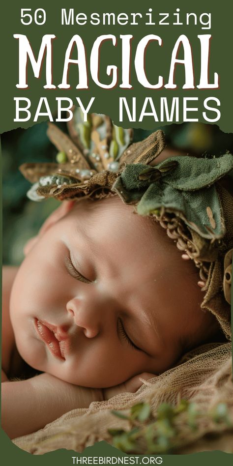 Names of Enchantment: 50 Magical Baby Names Steeped in Lore - This Little Nest Most Unique Baby Names, Hippy Baby, Magic Names, Hippie Names, Welsh Names, Mystical Names, Fairy Names, Fairy Baby, Mythical Birds