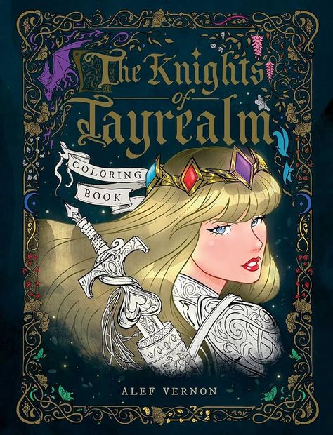 The Knights of Tayrealm Coloring Book: Vernon, Alef: 0050837472655: Amazon.com: Books Alef Vernon, Taylor Swift Drawing, State Of Grace, Sewing School, Heart Drawing, Urban Architecture, Taylor Swift Album, Adventure Book, Garden Toys