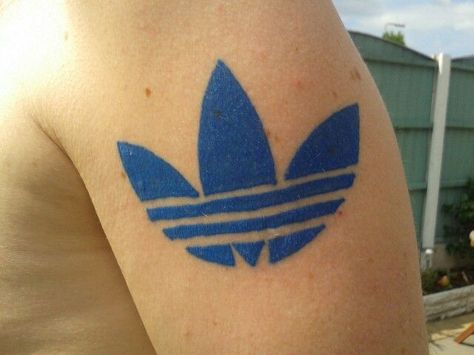 Adidas tattoo Adidas Tattoo, Brian Dawkins, Tattoos With Meaning, Hand Tattoos, Art Tattoo, Pins, Adidas, Tattoos