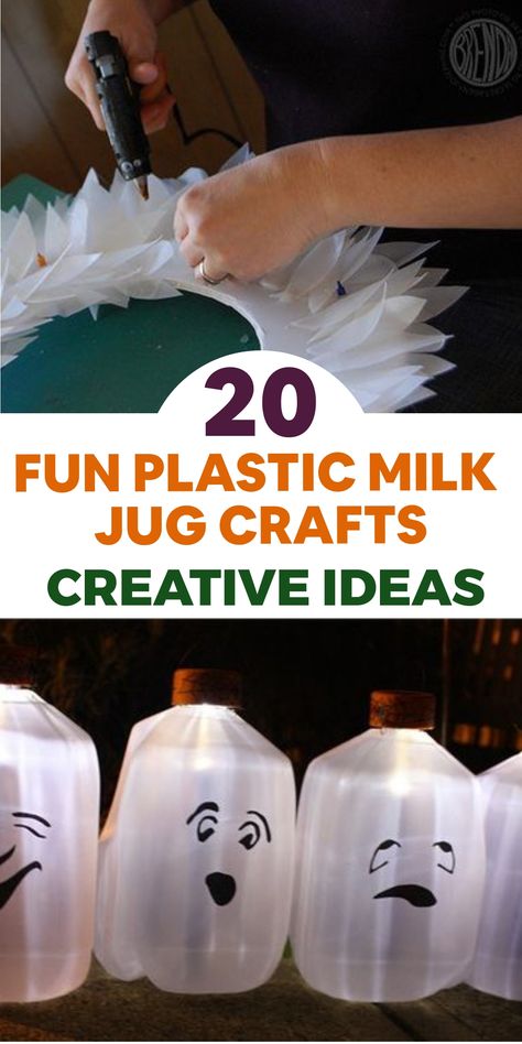 Repurpose plastic milk jugs by transforming them into delightful bird feeders! Create openings, add perches, and embellish with paint or stickers for a charming touch. Hang these DIY feeders outdoors to attract birds while adding a whimsical touch to your garden. Enjoy watching feathered friends dine while you relish in nature's beauty. Showcase your creativity and dedication to upcycling by elevating your outdoor space with these unique feeders. Milk Jug Easter Basket, Milk Jug Projects, Milk Jugs Diy, Milk Jug Crafts, Colored Pencil Holder, Coconut Shell Crafts, Cucumber Trellis, Plastic Jugs, Trending Crafts