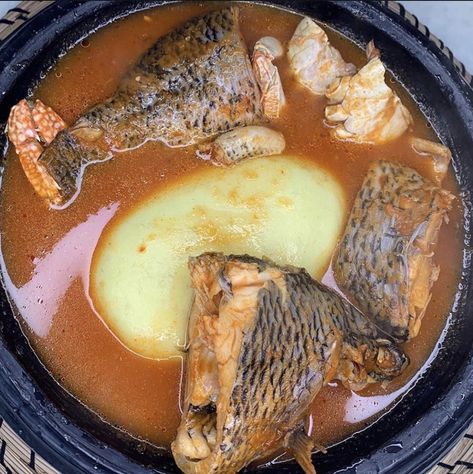 Tilapia Soup, Nigerian Dishes, Light Soup, Nigeria Food, Ghanaian Food, African Dishes, Light Soups, Africa Food, African Recipes