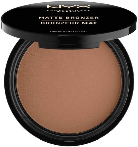 Bronzers For Dark Skin, Bronzer For Fair Skin, Nyx Matte Bronzer, Best Cheap Makeup, How To Apply Bronzer, Nyx Matte, Best Bronzer, Bronzer Makeup, Cheek Makeup