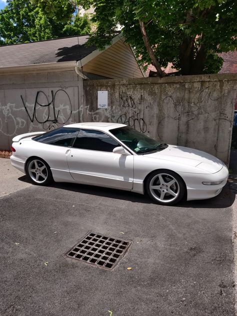 #fordprobe #fordclassiccars Ford Probe Gt, Ford Probe, Ford Classic Cars, Sports Cars, Classic Cars, Ford, Sports, White