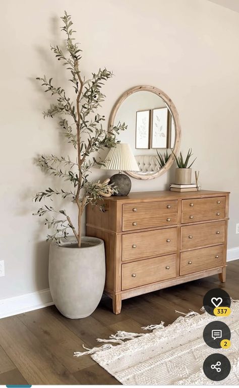 Circle Wall Shelf, Dresser In Living Room, Wood Deco, Modern Farmhouse Dining Room, Rustic Office, Modern Farmhouse Bedroom, Modern Farmhouse Dining, Wall Shelf Decor, Dresser Decor