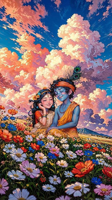 Radha Krishna Art Beautiful, Vrindavan Photography Pictures, Radhe Krishna Wallpapers, Krishna Drawing, Krishna Book, Lord Krishna Hd Wallpaper, Little Krishna, Peace Illustration, Radha Krishna Wallpaper