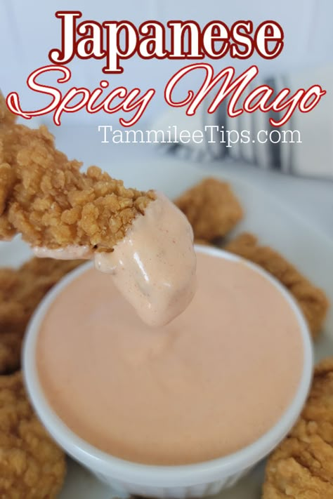 Japanese Spicy Mayo Recipe, Japanese Spicy Mayo, Japanese Mayo Recipe, Spicy Mayo Recipe, Japanese Mayo, Sushi Recipes Homemade, Mayo Recipe, Mayo Sauce, Yum Yum Sauce