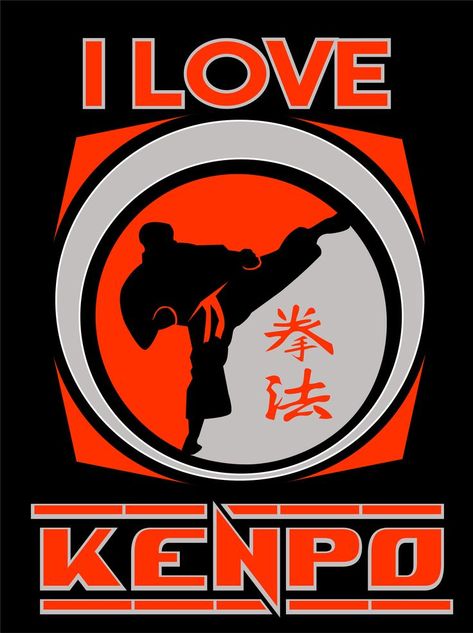 This is the cool I love Kenpo Desing. A perfeft gift idea for all martial arts, Karate and Kempo Fans. All Martial Arts, Kempo Karate, Kenpo Karate, Magic Design, The Cool, Karate, Martial Arts, I Love, T Shirts