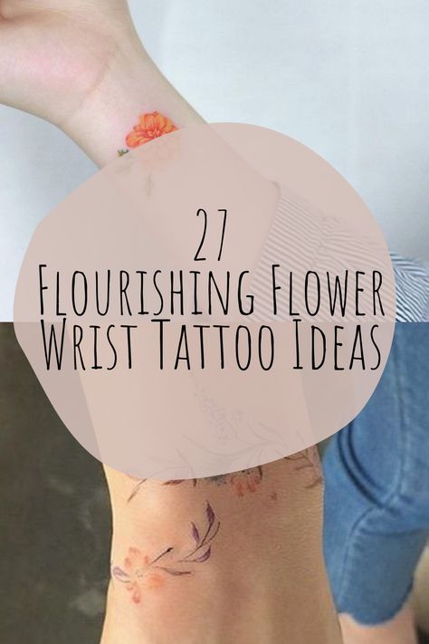 Flower Wrist Tattoos For Women Cover Up, Small Cover Up Tattoos For Women, Wrist Bracelet Tattoo Unique, Wrap Around Wrist Tattoos For Women, Wrist Flower Tattoo, Flower Wrap Around Tattoo, Wrist Tatoo, Inner Wrist Tattoos, Flower Vine Tattoos