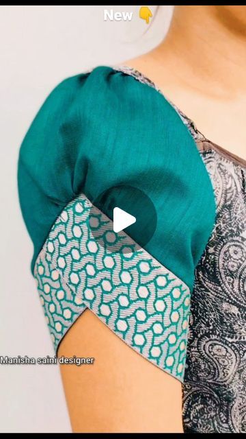 Cotton Sari Blouse Designs Latest, Daily Wear Blouse Designs Simple, New Model Hands For Blouse, Blouse Less Design, New Sleeves Designs For Blouse, Trendy Blouse Designs Sleeves Pattern, Sleeve Design Blouse, Sleeves Designs For Dresses Latest Sleeves Designs For Dresses, Only Blouse Design