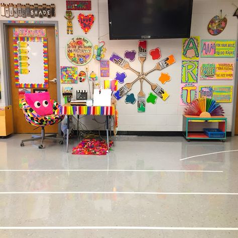 Art Room Rules, Room Rules, Elementary Art Classroom, Elementary Art Rooms, Cassie Stephens, Art Classroom Decor, Outfit Photos, Class Decoration, Salou