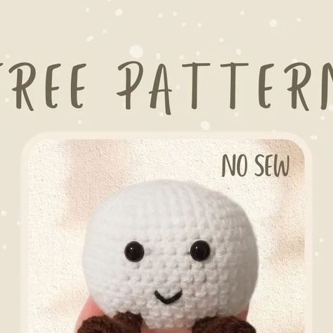 Purfect.crochet 🐾 on Instagram: "❄️Free NO SEW Amuseable Snowball Pattern ❄️ ( Intermediate version)  This pattern is inspired by the Amuseable Snowball by @jellycat.   My first ever NO SEW free pattern is finally here! 🙌💕  Go check out my beginner friendly version, too, in my profile!   A big thank you for all of my testers for making this happen ❤️  (Go check out their amazing versions in the tester appreciation post!)   If you use this pattern to crochet your own snowball and post on social media, please remember to tag me (in/on the picture, not only caption 😉)! I look forward to seeing your fabulous works! (I will post it in my story) 🤗  I will be releasing more free patterns in the future, so stay tuned! 🤭  P.S. Feel free if you have any questions about the pattern ☺️  -------- Crochet Jellycat Pattern Free, Sew Free Pattern, Squishy Crochet, Crochet Design Pattern, Crochet Design, Looking Forward To Seeing You, Appreciation Post, No Sew, Coloring Book Art