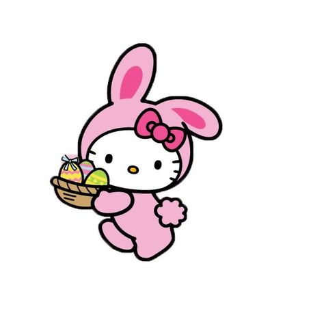 Drawing Hello Kitty, Art Hello Kitty, Easter Drawings, Images Hello Kitty, Walpaper Hello Kitty, Kitty Cartoon, Hello Kitty Crafts, Hello Kitty Images, Hello Kitty Themes