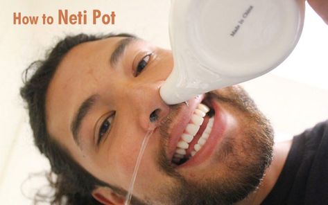 Netty Pot, Natural Sinus Remedies, Neti Pot Solution, Nasya Oil, Sinus Remedies, Sinus Allergies, Blocked Nose, Sinus Pain, Neti Pot