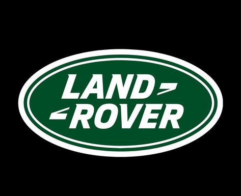 Land Rover Brand Logo Car Symbol Design British Automobile Vector Illustration With Black Background Range Rover Logo, British Logo, Land Rover Logo, Car Symbol, Car Symbols, Logo Car, Adobe Design, Car Boot, Symbol Design