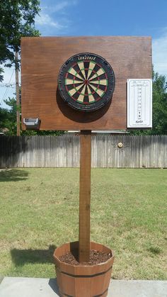 Outdoor Dartboard Ladder Golf, Moderne Have, Game Diy, Diy Ladder, Yard Games, Backyard Games, Backyard Projects, Backyard Fun, Party Game