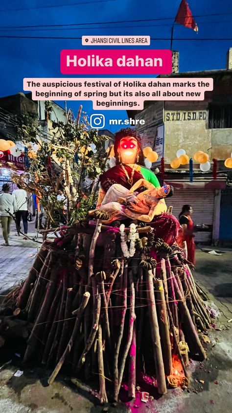 Holi vibes | Holika dahan | Instagram story ideas - @mr.shre Holika Dahan Snapchat Stories, Holi Instagram Story Ideas, Holi Story Instagram, Holi Vibes, Holi Aesthetic, Holi Story, Holika Dahan, Clever Captions, Clever Captions For Instagram