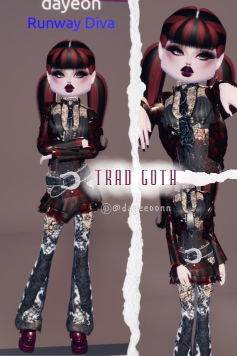 Rock And Roll Dresses, Cottagecore Mushroom, Dti Hacks, Trad Goth, Aesthetic Goth, Dti Fits, Dti Ideas, Heavy Metal Rock, Dti Outfits