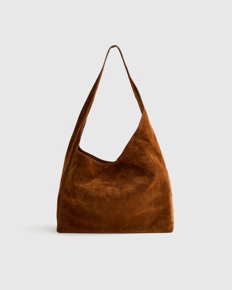 Italian Suede Slouchy Shoulder Bag Brown Suede Bag, Slouchy Tote Bag, Slouchy Tote, Wishlist 2024, Slouchy Bag, Friends Cast, Italian Bags, Suede Bag, Suede Tote