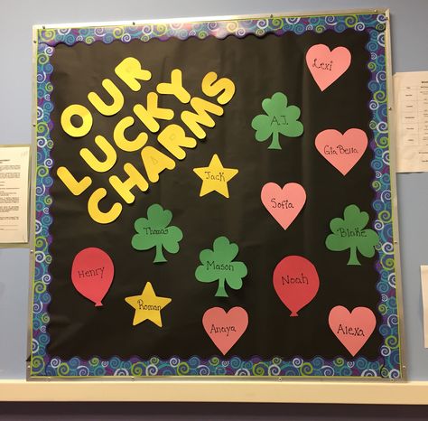 March Pre K Bulletin Boards, March Teacher Bulletin Boards, Prek March Bulletin Board, Saint Patrick’s Bulletin Board, February March Bulletin Board Ideas, Quick Bulletin Board Ideas, March Preschool Bulletin Board Ideas, St Patty Day Bulletin Board, March Bulliten Boards Preschool