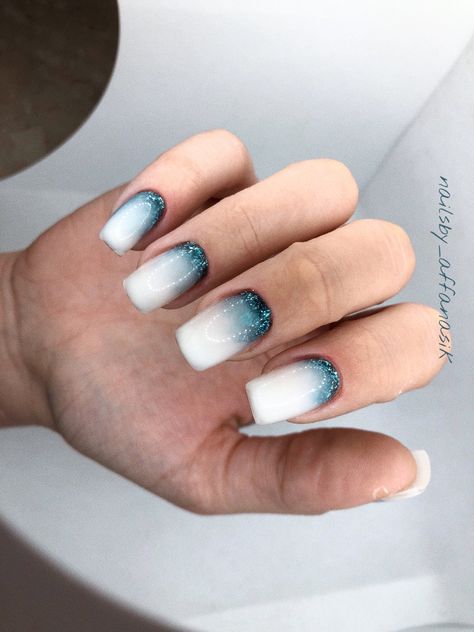 Animation Nails, White Ombre Nails, Theme Nails, Bright Nail Art, Dip Nails, White Ombre, Dipped Nails, Luxury Nails, Nail Art Tutorial