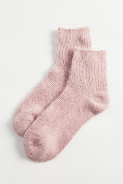 Bobby Fuzzy Quarter Sock | Urban Outfitters Patterned Tights, Shop Accessories, Over The Knee Socks, Beauty Sale, Socks And Tights, No Show Socks, Accessories For Women, Jewelry Bags, Over The Knee