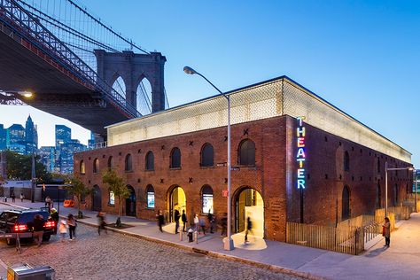 Adaptive Reuse - Archpaper.com San Myshuno, Shigeru Ban, Historic Restoration, Brooklyn Bridge Park, New Architecture, Building Renovation, Verre Design, Glass Brick, American Architecture