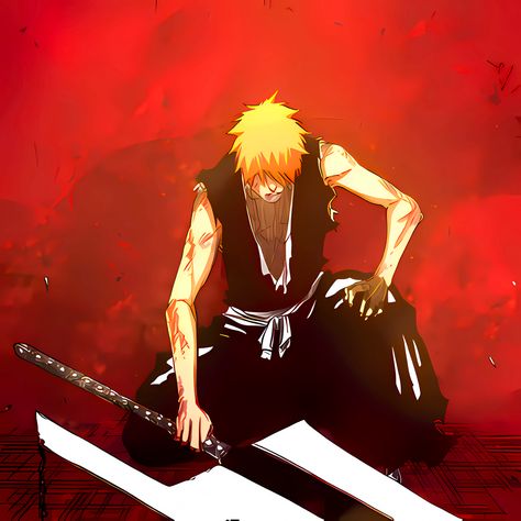 Ichigo New Bankai, Ichigo Tybw Pfp, Ichigo Rage Manga, Ichigo True Bankai, Pfp High Quality, Clean Pfp, Ichigo True Bankai Manga, Ichigo Fanart, Ichigo Pfp