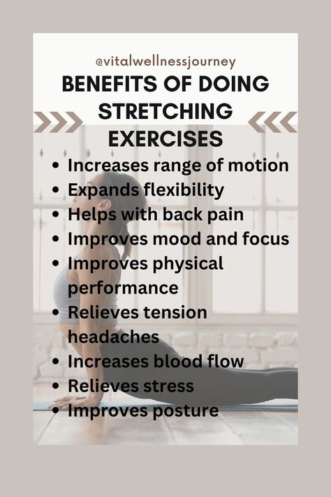 Stretching Benefits, Stretching Tips, Relieve Tension Headache, Fitness Benefits, Stretch Therapy, Benefits Of Stretching, Esthetician School, Therapy Exercises, Social Media Coaching