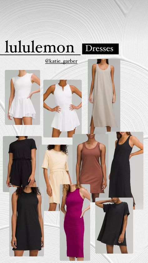 Lululemon Dress Outfit, Lululemon Dress, Lululemon Outfits, Tennis Dress, Dress Outfit, Peplum Dress, Dresses For Work, Tennis, Dress Outfits