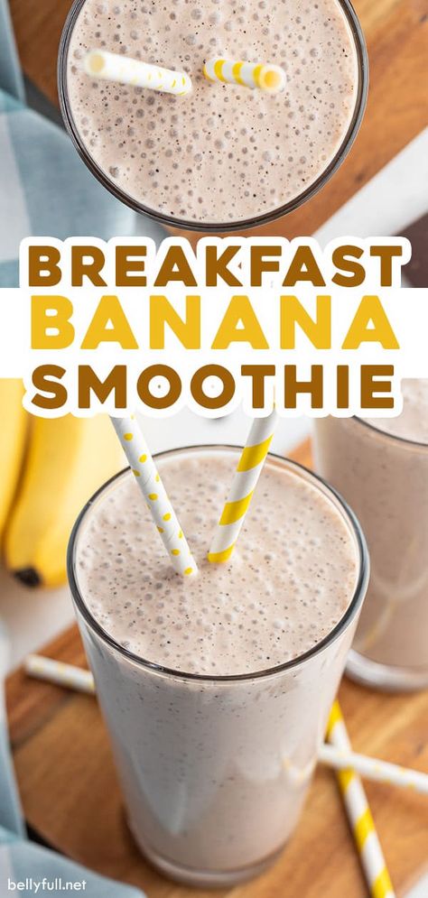 Greek Yogurt Smoothie Recipes, Coffee Banana Smoothie, Greek Yogurt Smoothie, Frosted Coffee, Yogurt Honey, Banana Breakfast Smoothie, Smoothie Breakfast, Smoothie Recipes With Yogurt, Honey Milk