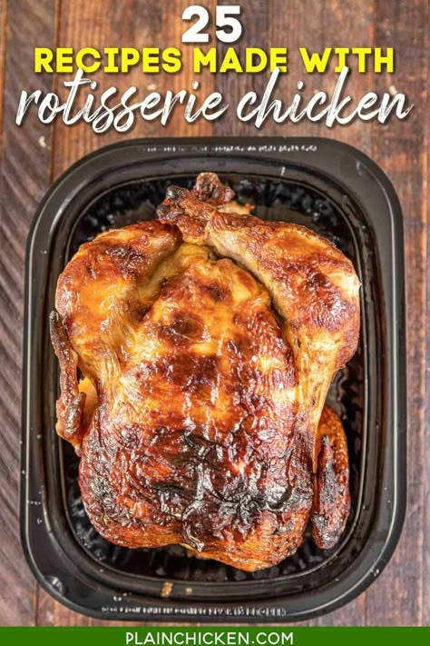 Plain Chicken Recipes, Rotisserie Recipes, Using Rotisserie Chicken, Costco Rotisserie Chicken, Recipes Using Rotisserie Chicken, Broiled Chicken Breast, Costco Chicken, Chicken Rotisserie, Cheesy Chicken Broccoli