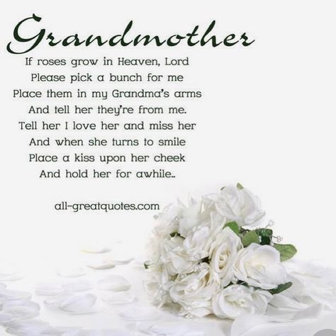 Grandma Birthday Quotes, Grandma Poem, Memorial Day Quotes, Happy Birthday In Heaven, Grandmother Quotes, Happy Birthday Grandma, Loved One In Heaven, Grandma Quotes, Sympathy Quotes