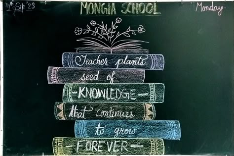 Board Decorations For Teachers Day, Teachers Day Black Board Design, Teacher Day Black Board Decoration, Notice Board Decoration Ideas School Aesthetic, Teachers Day Blackboard Decoration, Teacher's Day Drawing Ideas Aesthetic, Blackboard Design Classroom, Ptm Blackboard Decoration Ideas, Teacher Day Board Decoration