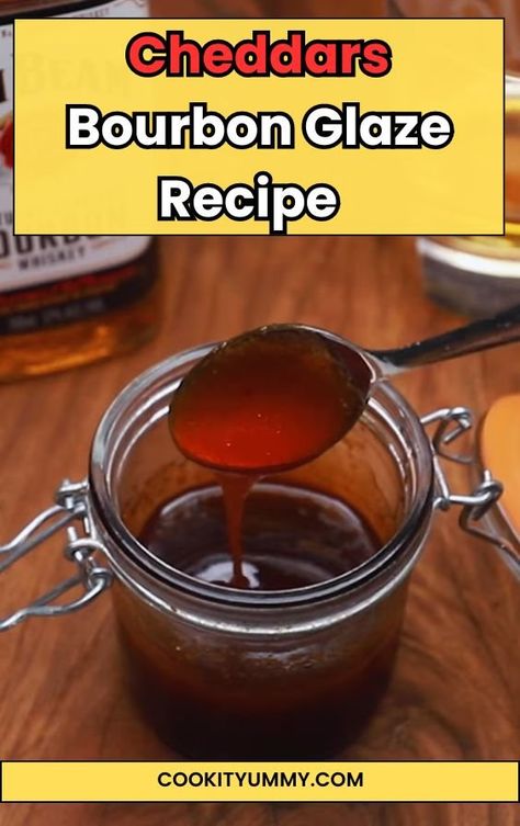 Original Cheddars Bourbon Glaze Recipe - Cook It Yummy Cheddars Bourbon Glaze Recipe, Bourbon Glaze Recipe, Maple Bourbon Glaze, Bourbon Glazed Salmon, Whiskey Sauce, Salmon Glaze Recipes, Bourbon Glaze, Turkey Glaze, Ranch Dressing Recipe