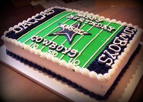 dallas cowboys cake Dallas Cowboys Birthday Cake, Dallas Cowboys Birthday Party, Football Field Cake, Cowboys Cake, Dallas Cowboys Cake, Dallas Cowboys Theme, Dallas Cowboys Birthday, Dallas Cowboys Party, Cowboy Groom