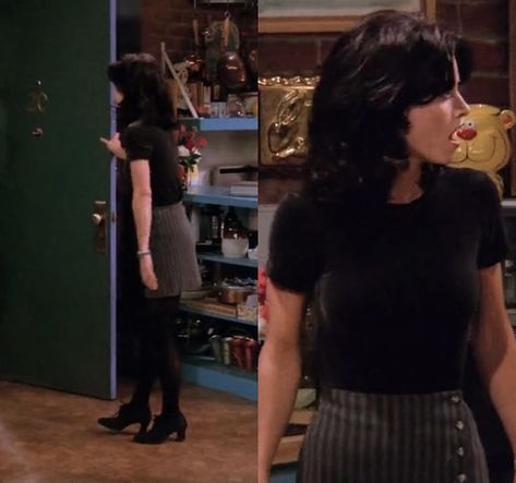 Monica Friends Outfits, Monica Friends, Friends Monica, Monica Gellar, Friends Outfits, Rachel Green Outfits, 90s Inspired Outfits, Ross Geller, Monica Geller